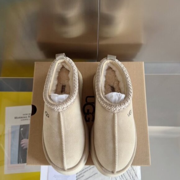 UGG TAZZ Tasman Suede PLATFORM SLIPPER Clog Shoe - Picture 6 of 7